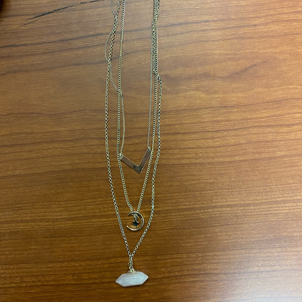 layered necklace